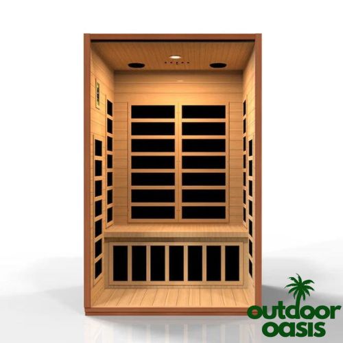 Indoor Infrared Sauna Dynamic "Cordoba Elite" Front Side Open View