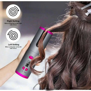 Cordless Rotating Hair Curler, Cordless Hair Curler, Beauty Bloomery