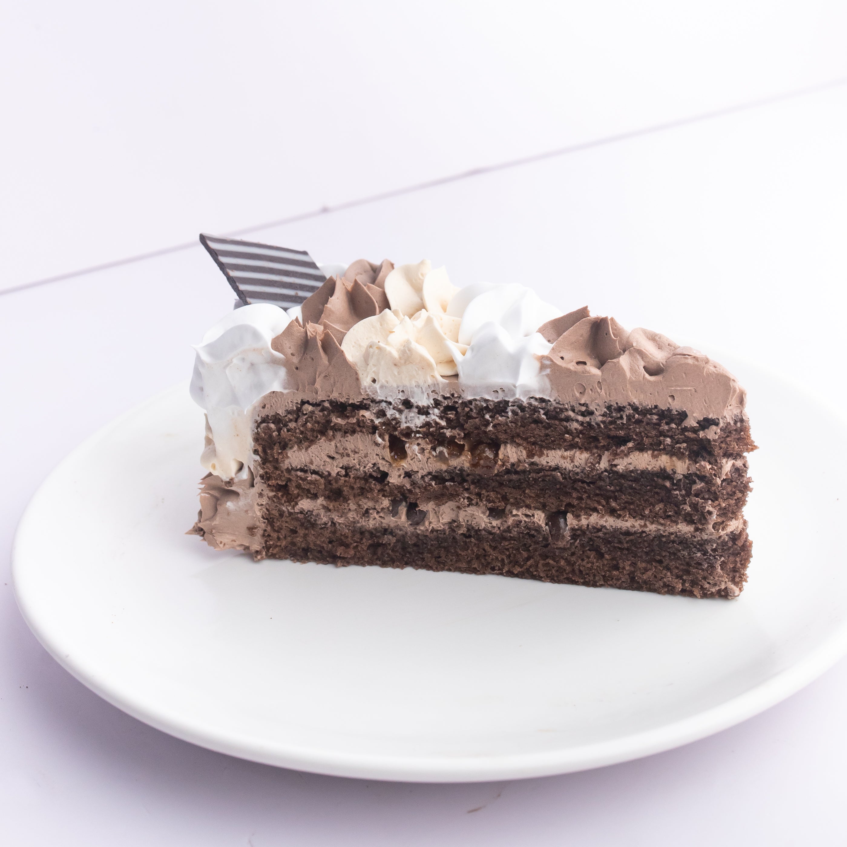 Trio Chocolate Mousse Cake - Sinlessbakery