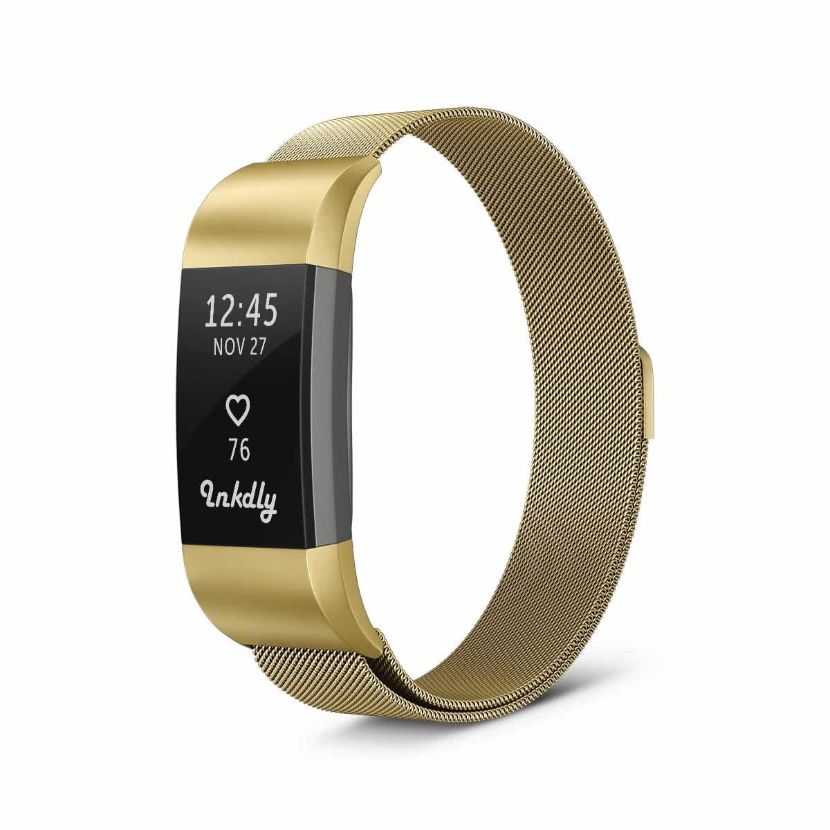 fitbit charge 2 gold band