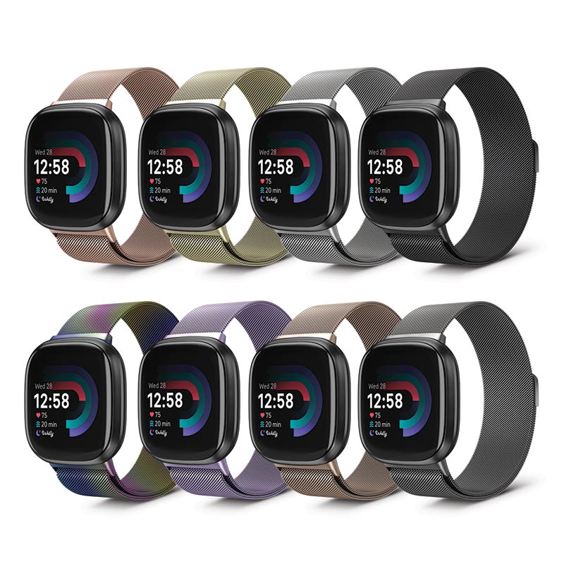 Milanese Fitbit Versa 4 & Sense 2 Band with Magnetic Lock - Mobile Mob product image