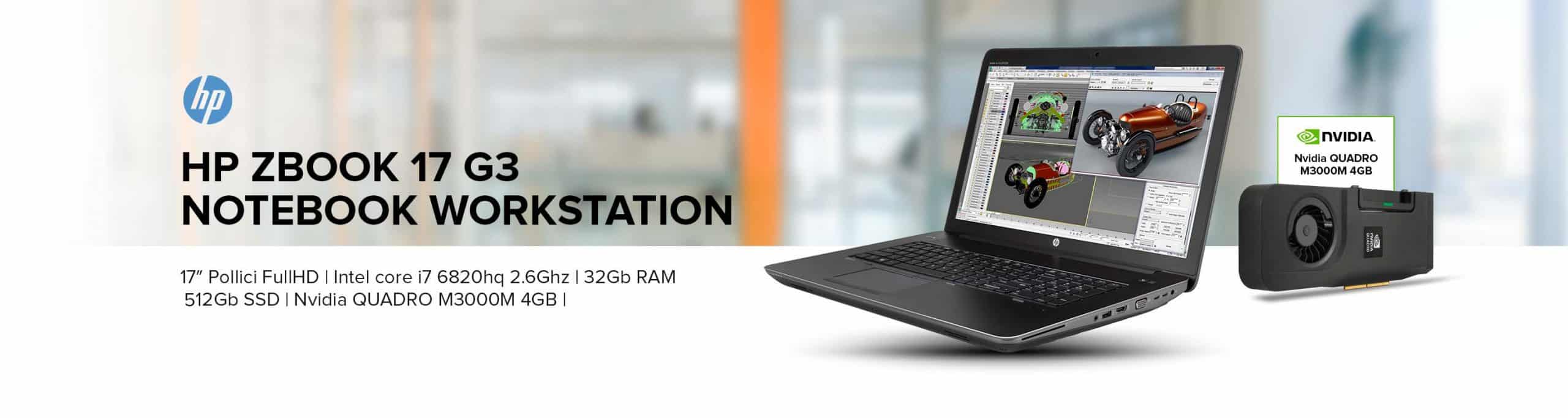 Hp ZBook 17 G3 Notebook WorkStation