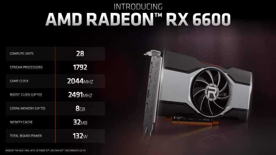 rx 6600 data