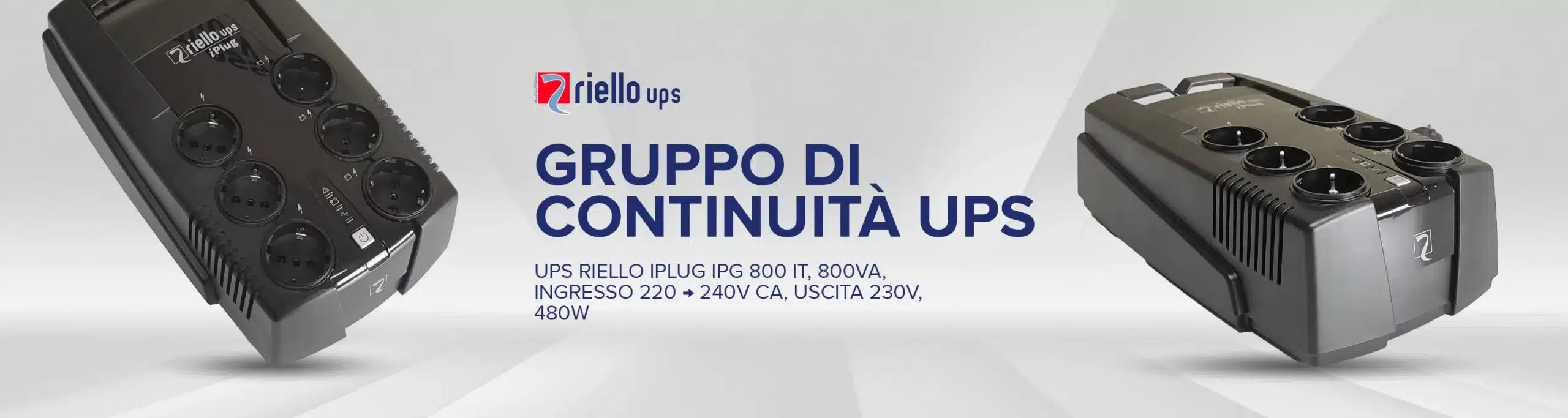 UPS (uninterruptible power supply) Riello iPLUG IPG 800 IT