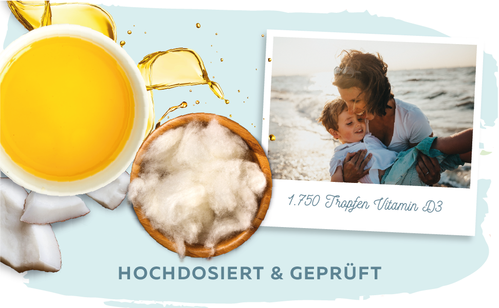 Vitamin D3 5000 IE hochdosierte Tropfen