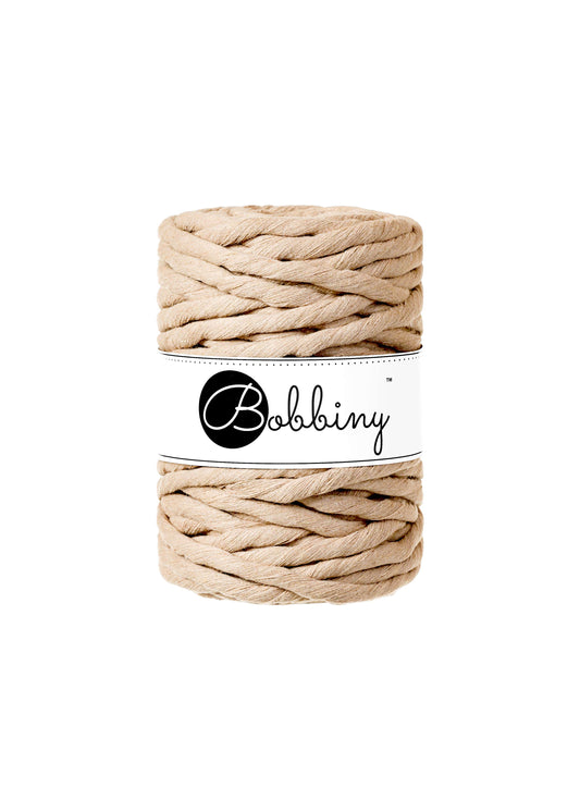 Bobbiny 9mm Single Twist Macrame Cord (Steel) 33yds/98ft