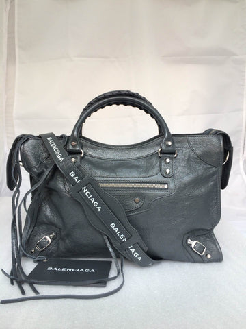 balenciaga with logo strap