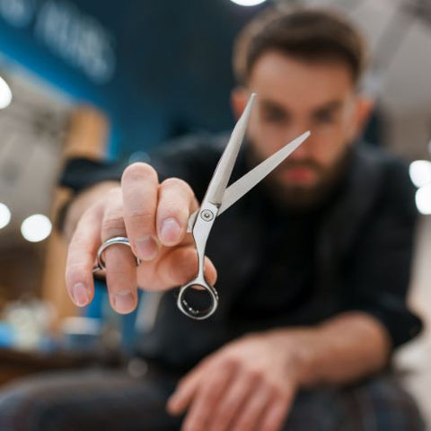 convex scissors for barbers