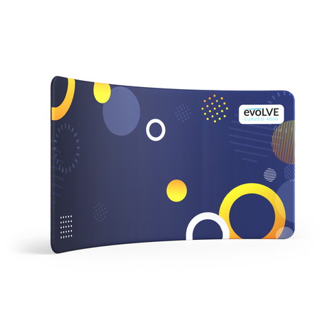 Evolve Curved Fabric Pop Up - 4m