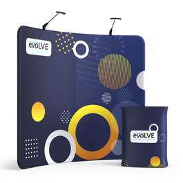 Evolve Curved Fabric Pop Up - 2.5m