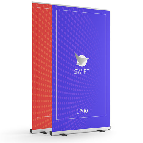 Swift 1200mm Wide Roller Banner - Pack of 2