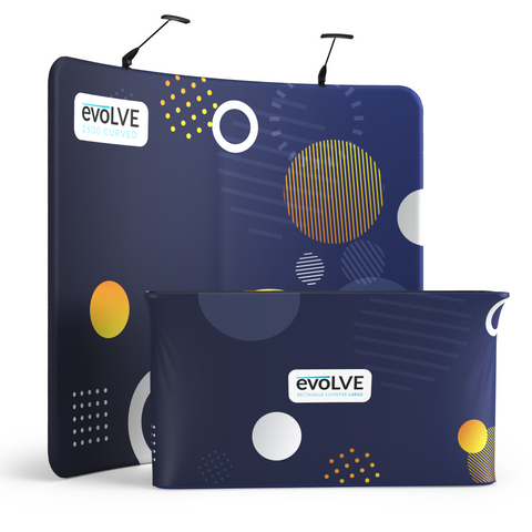 Evolve Curved Fabric Pop Up - 2.5m Image 6