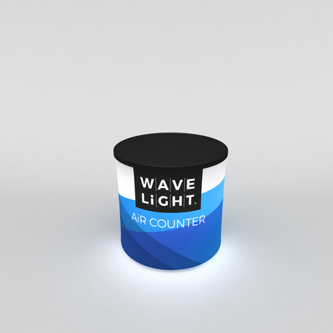 Wavelight® Air Backlit Inflatable Counter - Circular - Small