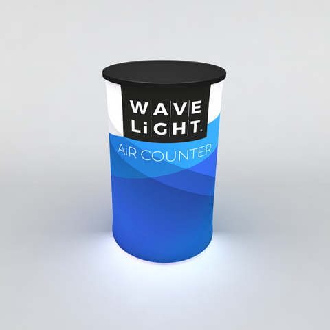Wavelight® Air Backlit Inflatable Counter - Circular - Medium