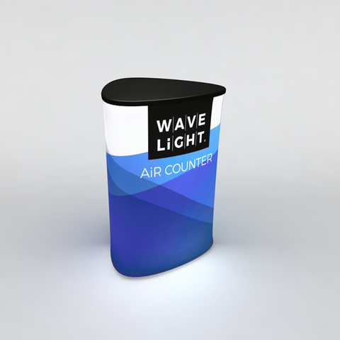 Wavelight® Air Backlit Inflatable Counter - Triangular - Medium