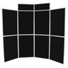 10 Panel Exhibition Display Board Panel Kit- Aluminium Framed