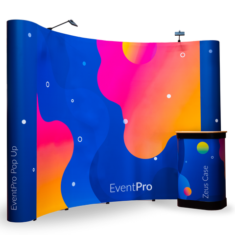 EventPro Pop Up Display Stand - 3x4 - Curved Image 1