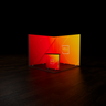 ModuLIGHT LED Lightbox Exhibition - L-Shape - 3m x 3m Image 1