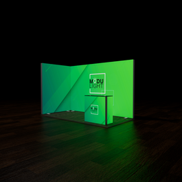ModuLIGHT LED Lightbox Exhibition - L-Shape - 4m x 2m