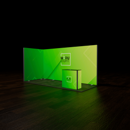 ModuLIGHT LED Lightbox Exhibition - L-Shape - 5m x 2m