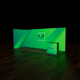 ModuLIGHT LED Lightbox Exhibition - L-Shape - 6m x 2m