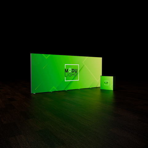 ModuLIGHT LED Backlit Exhibition Stand - Backwall - 6m Image 1