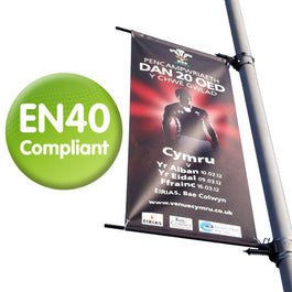 Euro Chieftain Lamp Column Banner System - EN40 Compliant