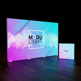 ModuLIGHT LED Lightbox Exhibition Stand - Backwall - 4m