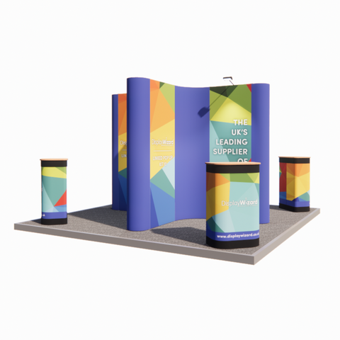 Linked Pop Up Stand - Kit 10 - 4m x 4m Image 2