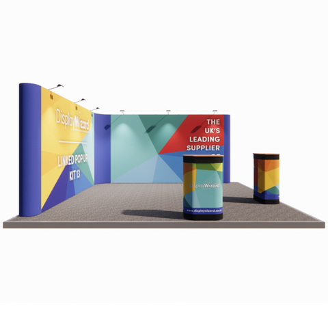 Linked Pop Up Stand - Kit 13 - L Shaped - 5m x 5m Image 3