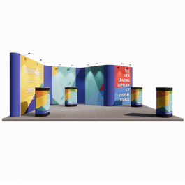 Linked Pop Up Stand - Kit 14 - 6m x 5m