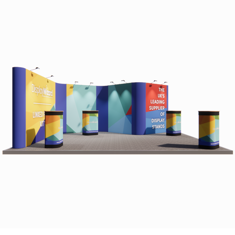 Linked Pop Up Stand - Kit 14 - 6m x 5m Image 1