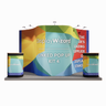 Linked Pop Up Stand - Kit 4 - 4m x 2m Image 1