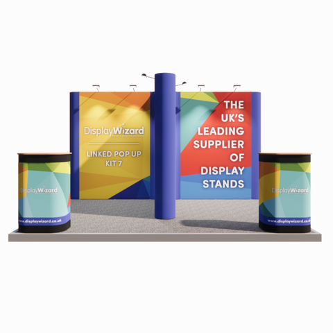 Linked Pop Up Stand - Kit 7 - 3m x 4m Image 1