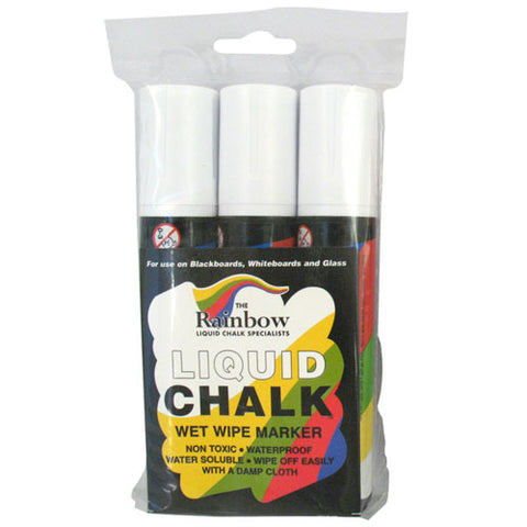 Chalk Pens - White (3 Pens) Image 1