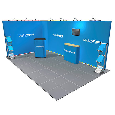 Twist Modular Display Stands - L Shape - 5m x 3m Image 1