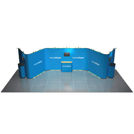 Twist Modular Display Stands - Concave Shape - 9m x 4m