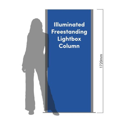 LED Fabric Lightboxes – Freestanding Image 2