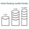 Mesh Desktop Leaflet Holder Image 3