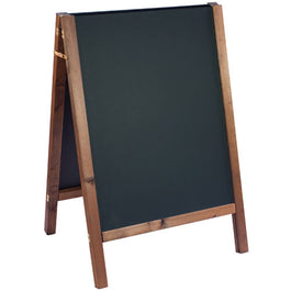 Straight Top Reversible A-Frame Chalkboard