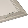 Lockable Poster Snap Frames - 32mm Silver Image 2