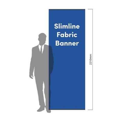 Slimline Fabric Banner Stand Image 7