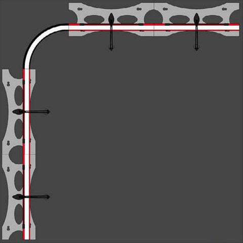 Twist Modular Display Stands - L Shape - 2m x 2m Image 4