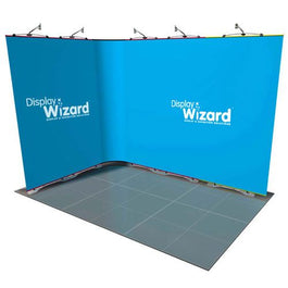 Twist Modular Display Stands - L Shape - 3m x 2m