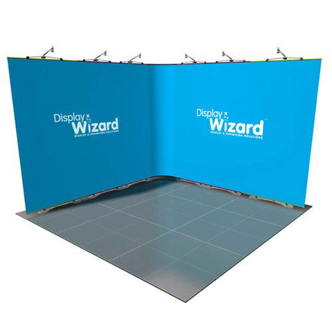 Twist Modular Display Stands - L Shape - 3m x 3m Image 1