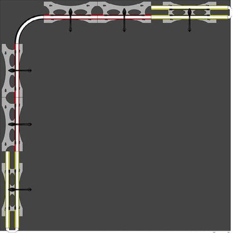 Twist Modular Display Stands - L Shape - 3m x 3m Image 2