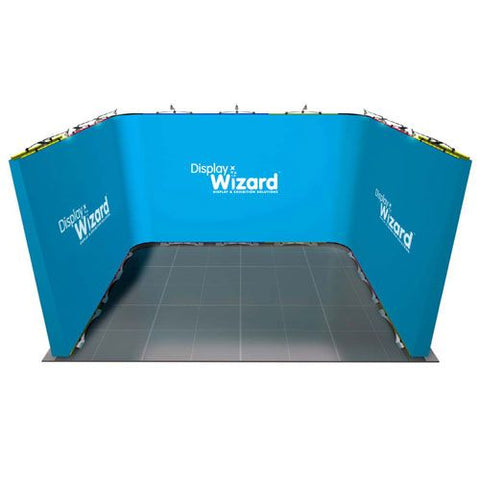 Twist Modular Display Stands - L Shape - 4m x 3m Image 3