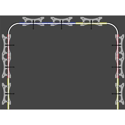 Twist Modular Display Stands - L Shape - 4m x 3m Image 4