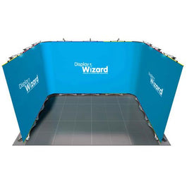 Twist Modular Display Stands - L Shape - 4m x 3m