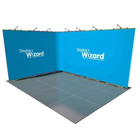 Twist Modular Display Stands - L Shape - 4m x 3m Image 1